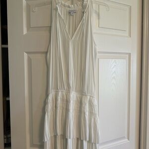 Current Air Cream Sleeveless Midi Dress